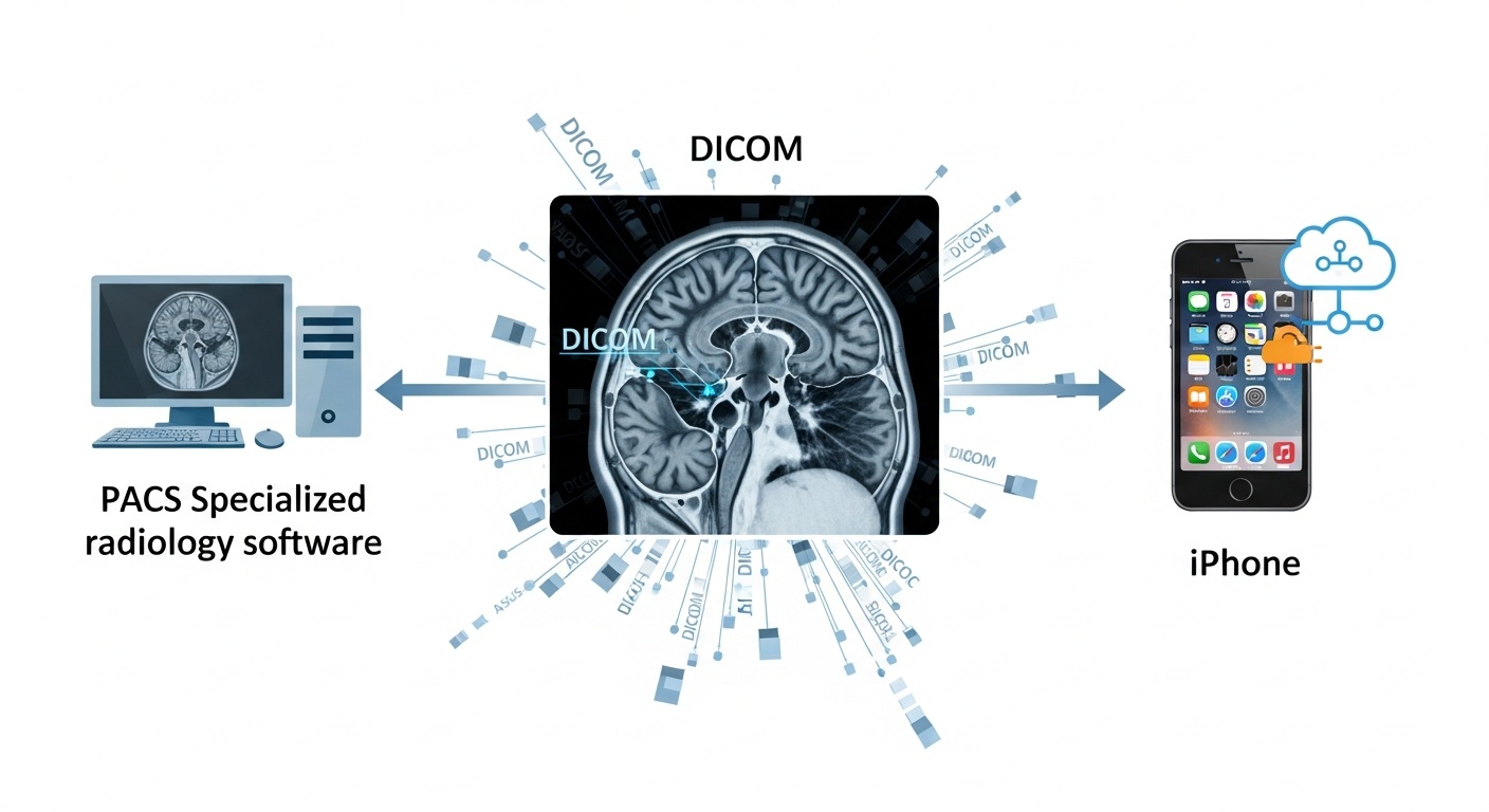 Hoe opent u een DCM-bestand op een iPhone?